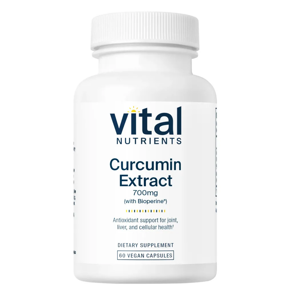 Vital Nutrients Curcumin Extract 700mg - Turmeric Supplement for Optimal Wellness and Joint Comfort