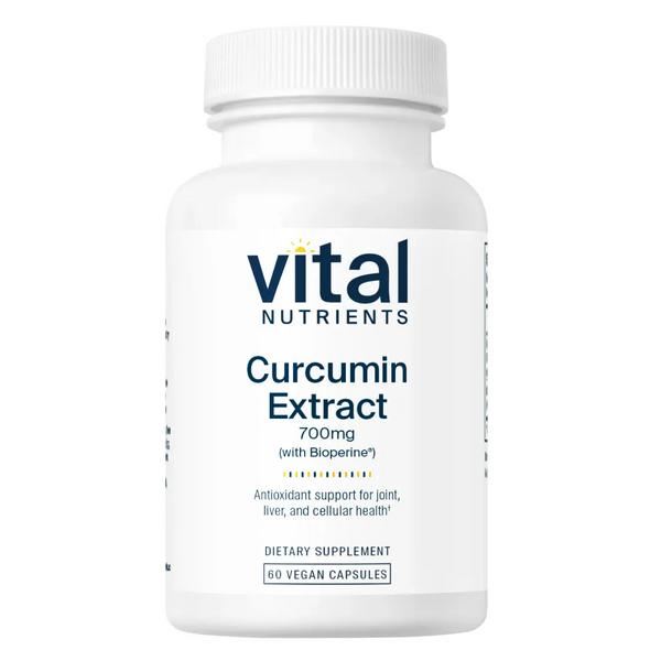 Vital Nutrients Curcumin Extract 700mg - Turmeric Supplement for Optimal Wellness and Joint Comfort