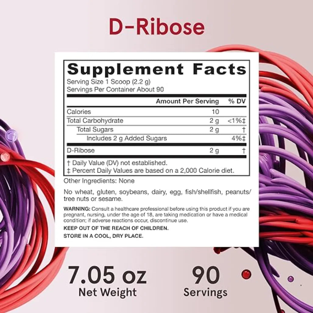 D-Ribose Powder 100% Pure by Jarrow Formulas at Nutriessential.com