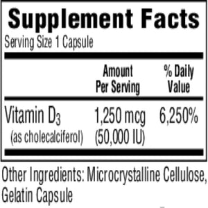 D3-50 50,000IU Bio-Tech Pharmacal