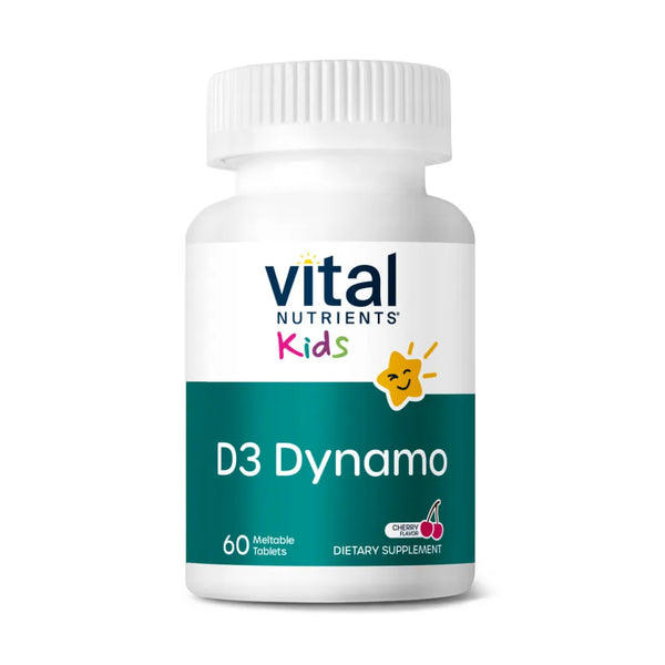 D3 Dynamo Meltable Tablets, Vitamin D, Cherry