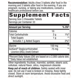 DGL Deglycyrrhizinated Licorice Natures way