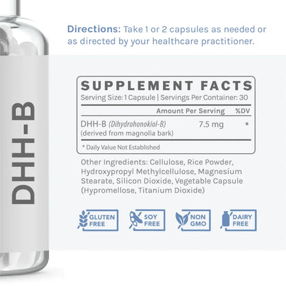 DHH -B Mood Support Dietary Supplement Facts