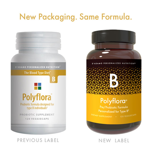 Polyflora B by D'Adamo Personalized Nutrition at Nutriessential.com