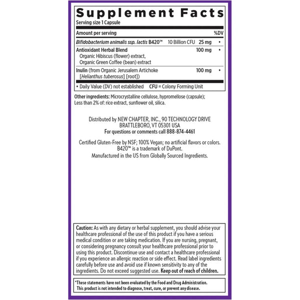 Daily Dual Biotic Probiotic + Prebiotic by new chapter