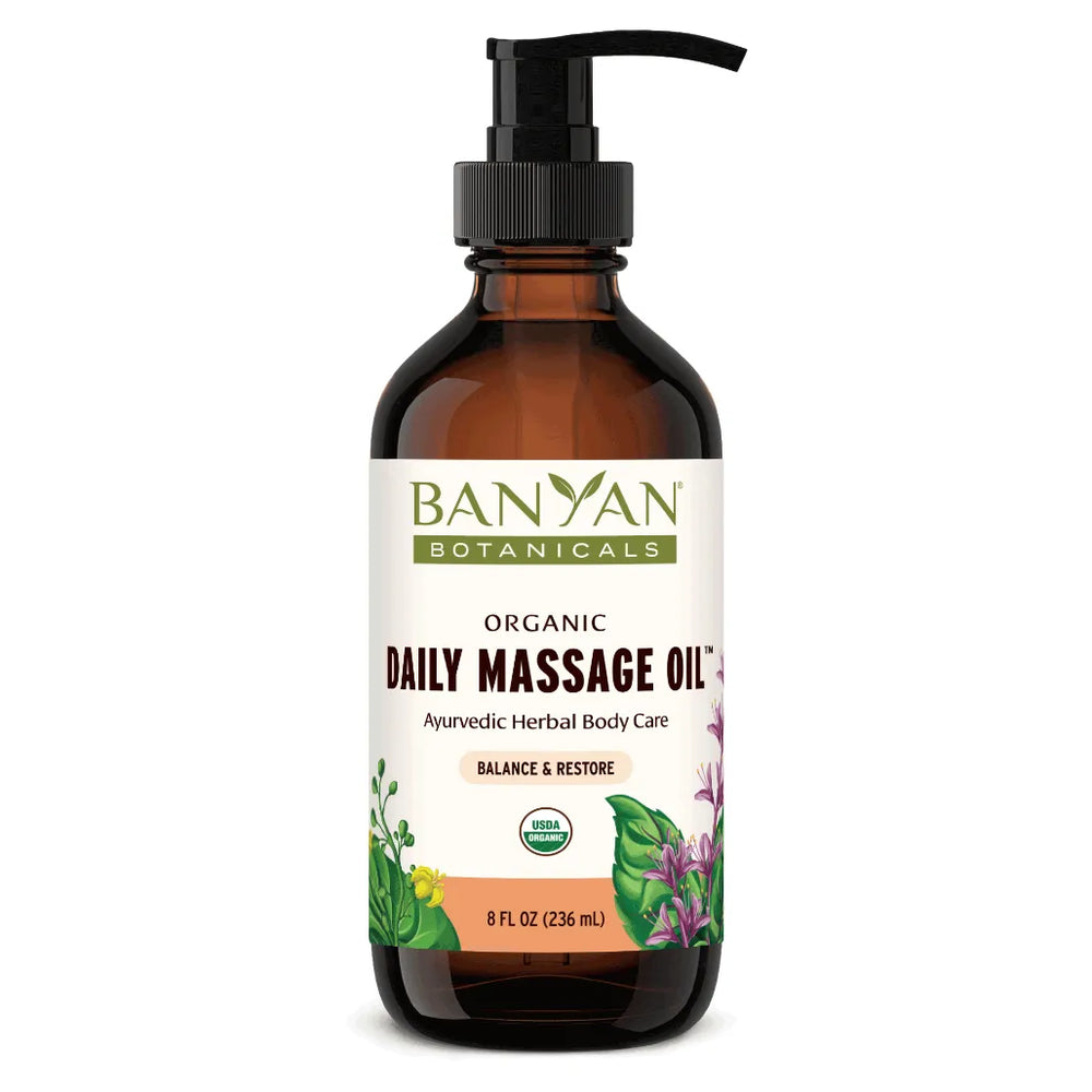 Daily Massage Oil 8 floz Banyan Botanicals