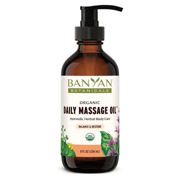 Daily Massage Oil 8 floz Banyan Botanicals