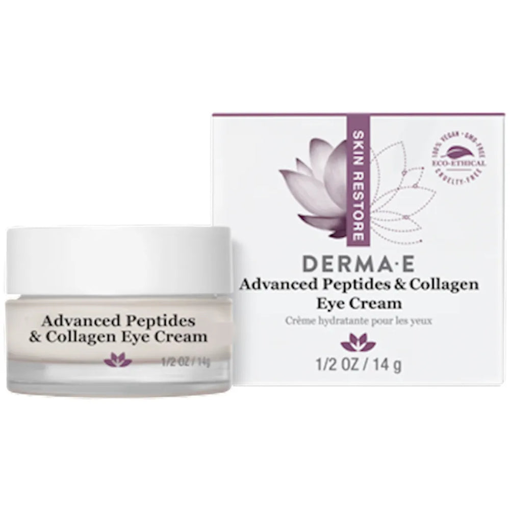 Advanced Peptides & Collagen Eye Cream DermaE Natural Bodycare