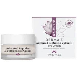 Advanced Peptides & Collagen Eye Cream DermaE Natural Bodycare