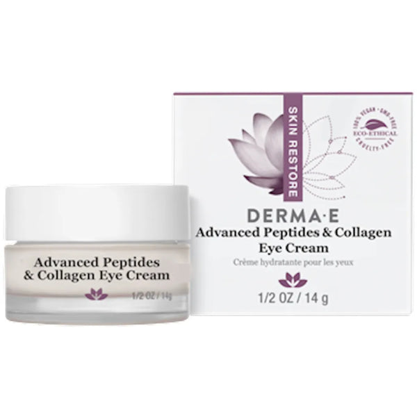 Advanced Peptides & Collagen Eye Cream DermaE Natural Bodycare