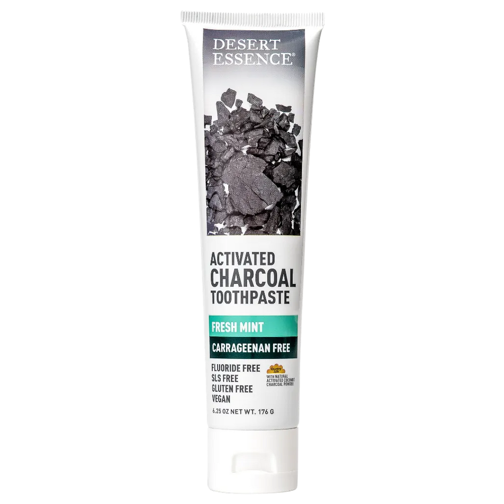 Desert Essence Activated Charcoal Mint Toothpaste