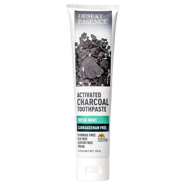 Desert Essence Activated Charcoal Mint Toothpaste