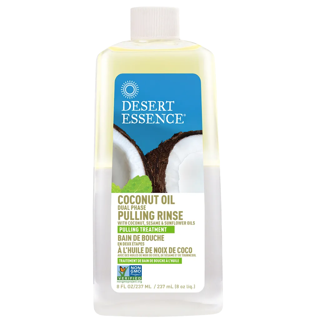 Desert Essence Coconut Oil Pulling Rinse 8 fl oz