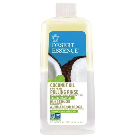 Desert Essence Coconut Oil Pulling Rinse 8 fl oz