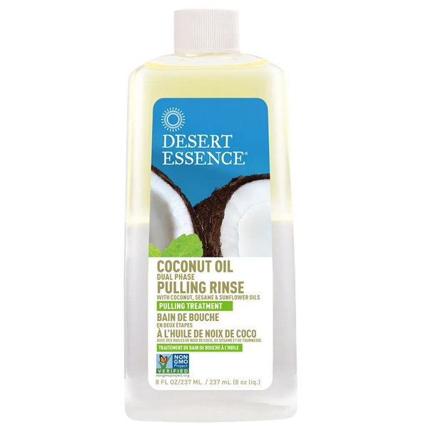 Desert Essence Coconut Oil Pulling Rinse 8 fl oz