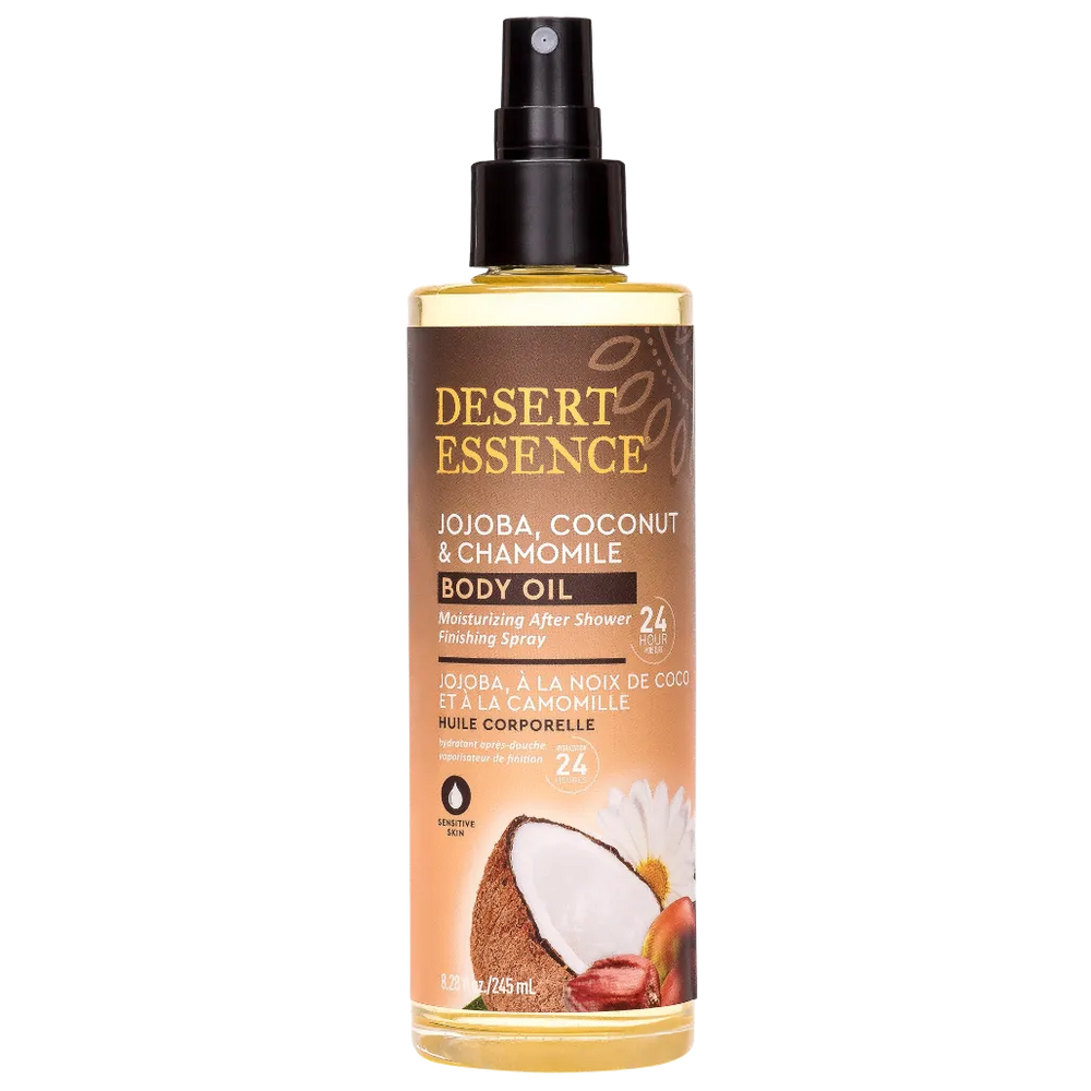 Desert Essence Jojoba Coconut Cham Body Oil