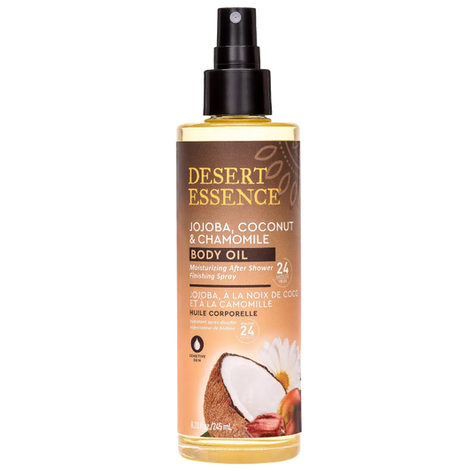 Desert Essence Jojoba Coconut Cham Body Oil