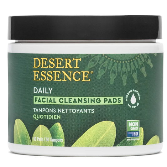 Desert Essence Natural Cleansing w/Tea Tree Oil 50 pads