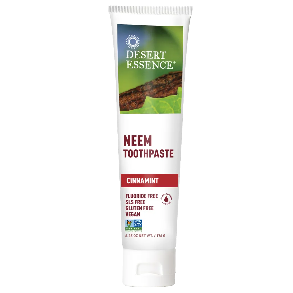 Desert Essence Natural Neem Toothpaste Cinnamint