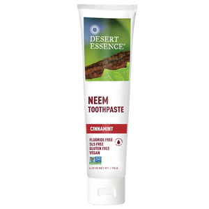 Desert Essence Natural Neem Toothpaste Cinnamint