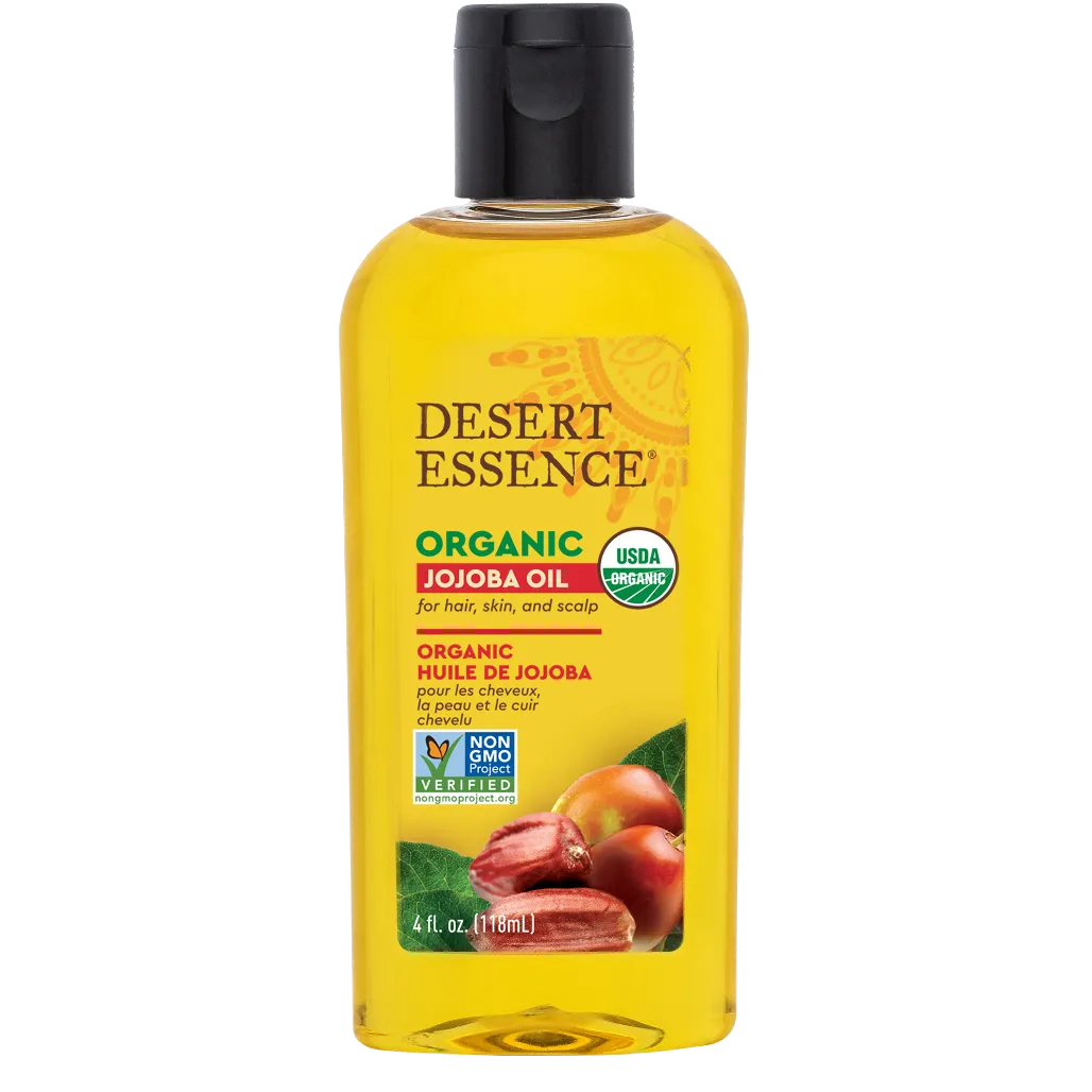 Desert Essence Organic Jojoba Oil USDA 4 fl oz