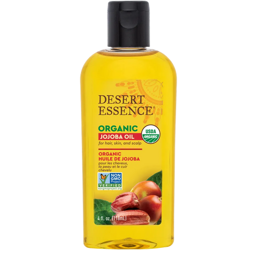 Desert Essence Organic Jojoba Oil USDA 4 fl oz