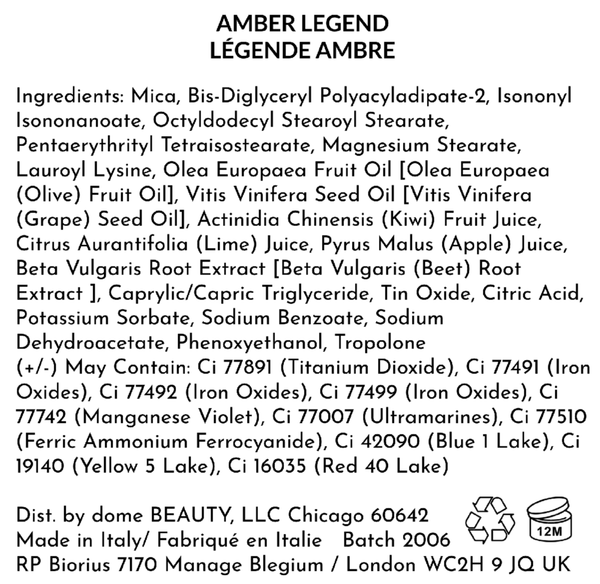 Diamond Shadow, Amber Legend