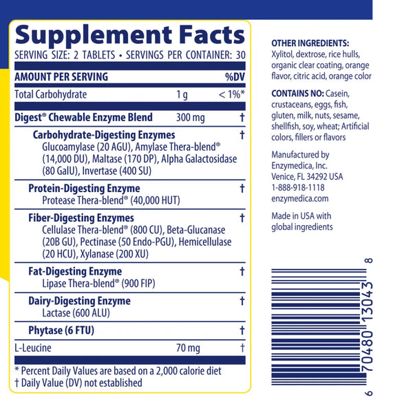 Digest Complete Chewable Enzymedica