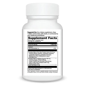 Digestive Enzymes Chewable with Prebiotics + Probiotics Davinci Labs