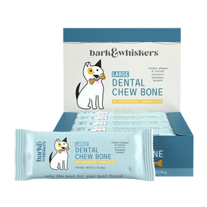 Dental Chew Bones, Large for Dogs 2.08 OZ by Dr. Mercola, 12 Chews
