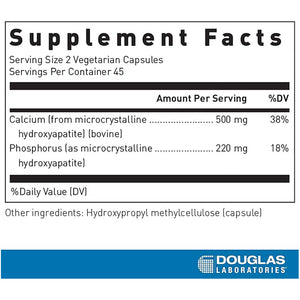 Calcium Microcrystalline Hydroxyapatite Douglas Laboratories