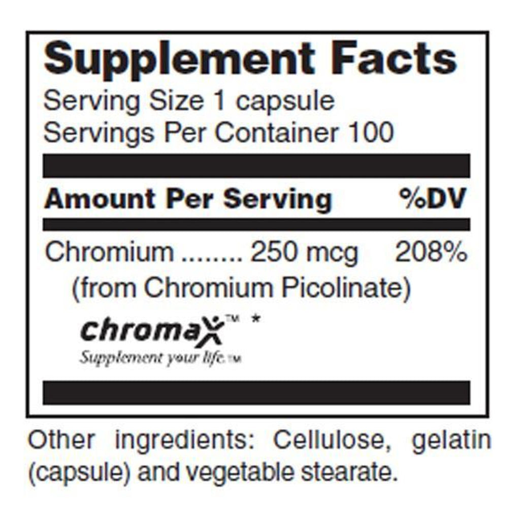 Chromium Picolinate 250mcg Douglas Laboratories