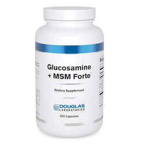 Glucosamine + MSM Forte by Douglas Laboratories - 250 Capsules | Reduce Joint Discomfort