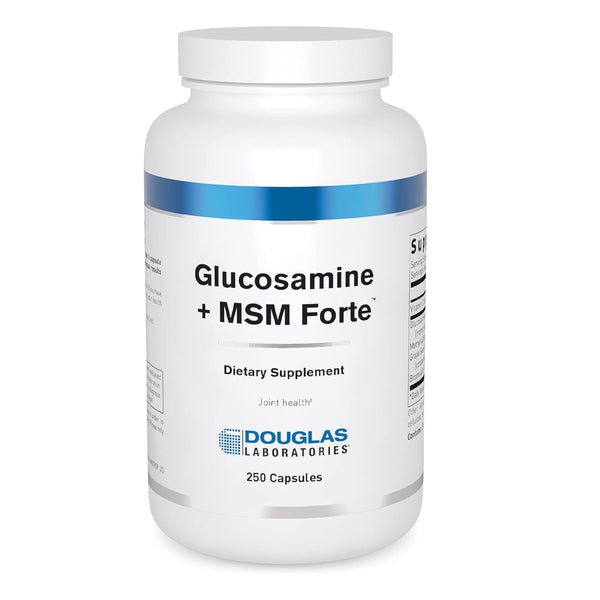Glucosamine + MSM Forte by Douglas Laboratories - 250 Capsules | Reduce Joint Discomfort
