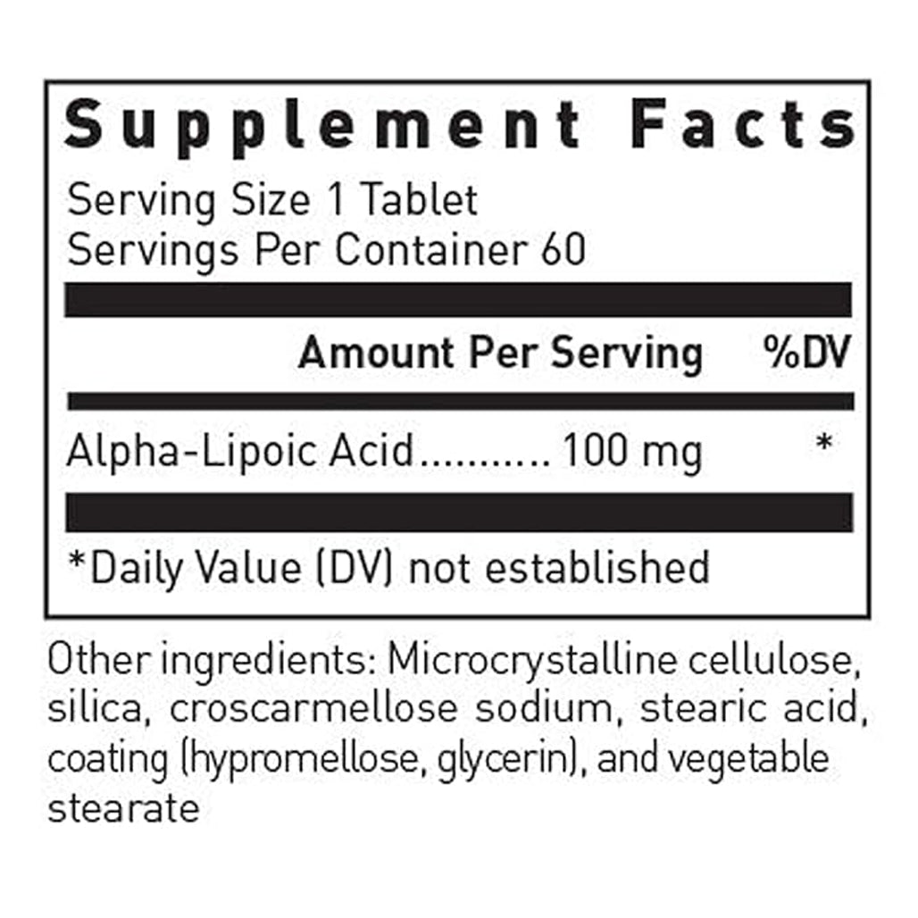 Lipoic Acid 100 mg Douglas Laboratories
