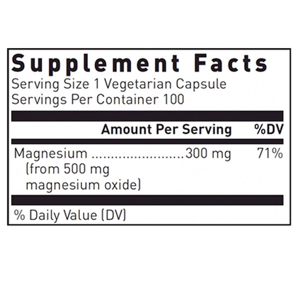 Magnesium Oxide 500mg Douglas Laboratories