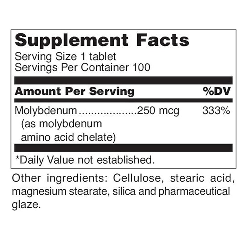 Molybdenum 250mcg Douglas Laboratories