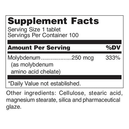 Molybdenum 250mcg Douglas Laboratories