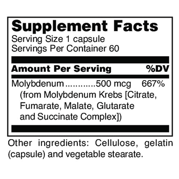 Molybdenum 500mcg Douglas Laboratories