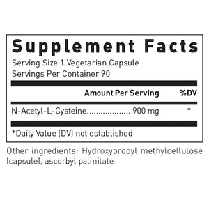 N Acetyl L Cysteine 900mg Douglas Laboratories