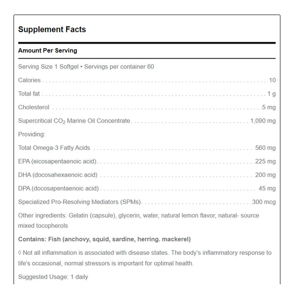 QÜELL FISH OIL ULTRA SPM by Douglas Laboratories at Nutriessential.com
