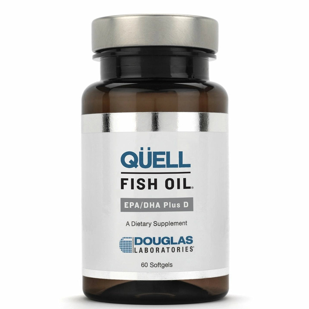 Quell Fish Oil EPA/DHA + D 60 softgels Douglas laboratories