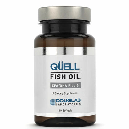 Quell Fish Oil EPA/DHA + D 60 softgels Douglas laboratories