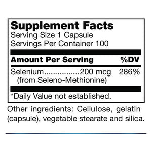 Seleno-Methionine 200mcg Douglas Laboratories