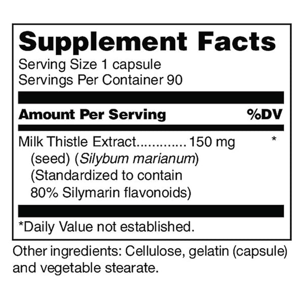 Silymarin Milk Thistle Extract Douglas Laboratories