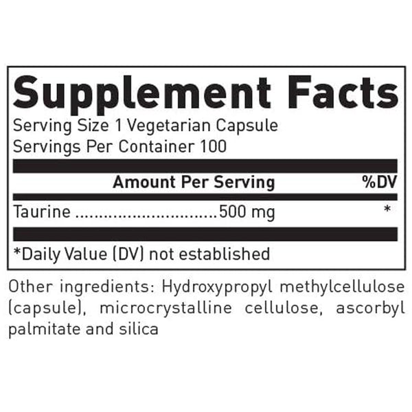 Taurine 500mg Douglas Laboratories