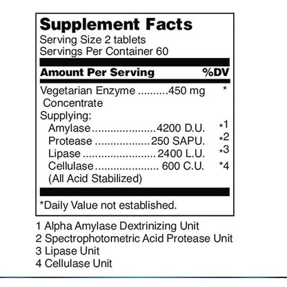 VEGETARIAN ENZYME by Douglas Laboratories at Nutriessential.com