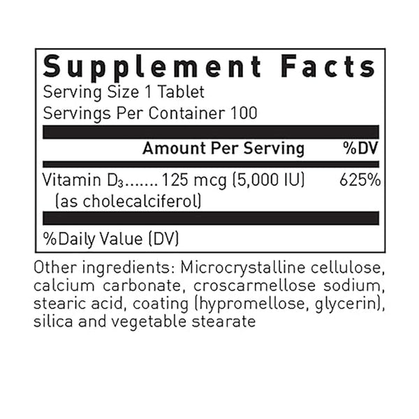 Vitamin D 5000 IU Douglas Laboratories