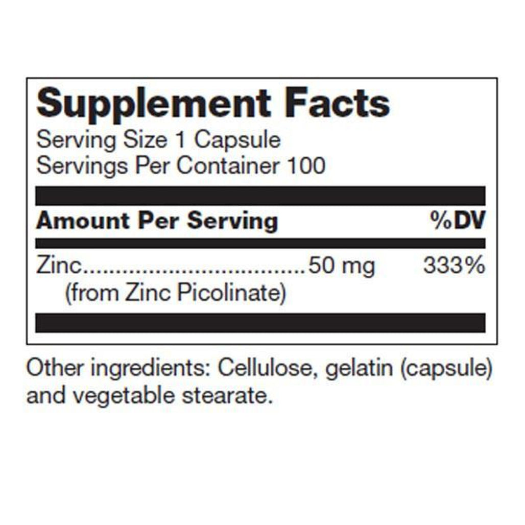 Zinc Picolinate 20 mg Douglas Laboratories