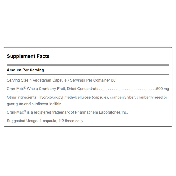 Cran-Max (500mg) Douglas Labs